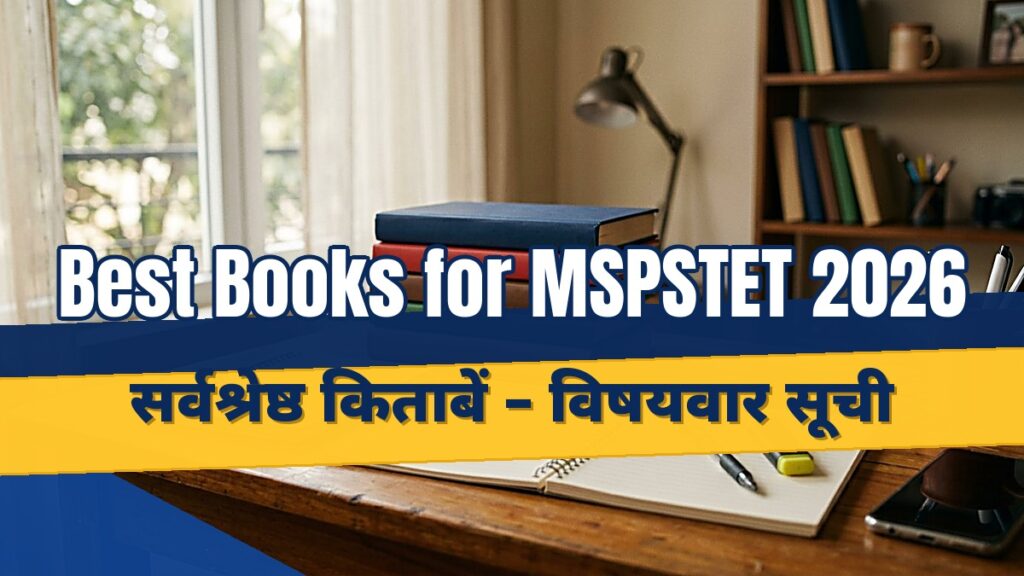MSPSTET books 2026 best preparation picks for Varg 2 and Varg 3 teacher eligibility test